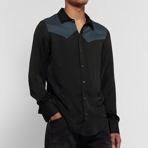 Billy Satin Western Shirt - Made in L.A.